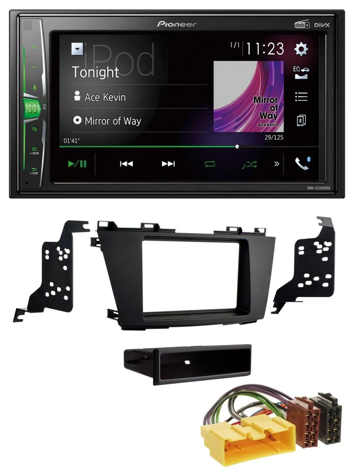 Автомагнитола Pioneer 2-DIN MP3 DAB USB Bluetooth для Mazda 5 (CR, с 2010)