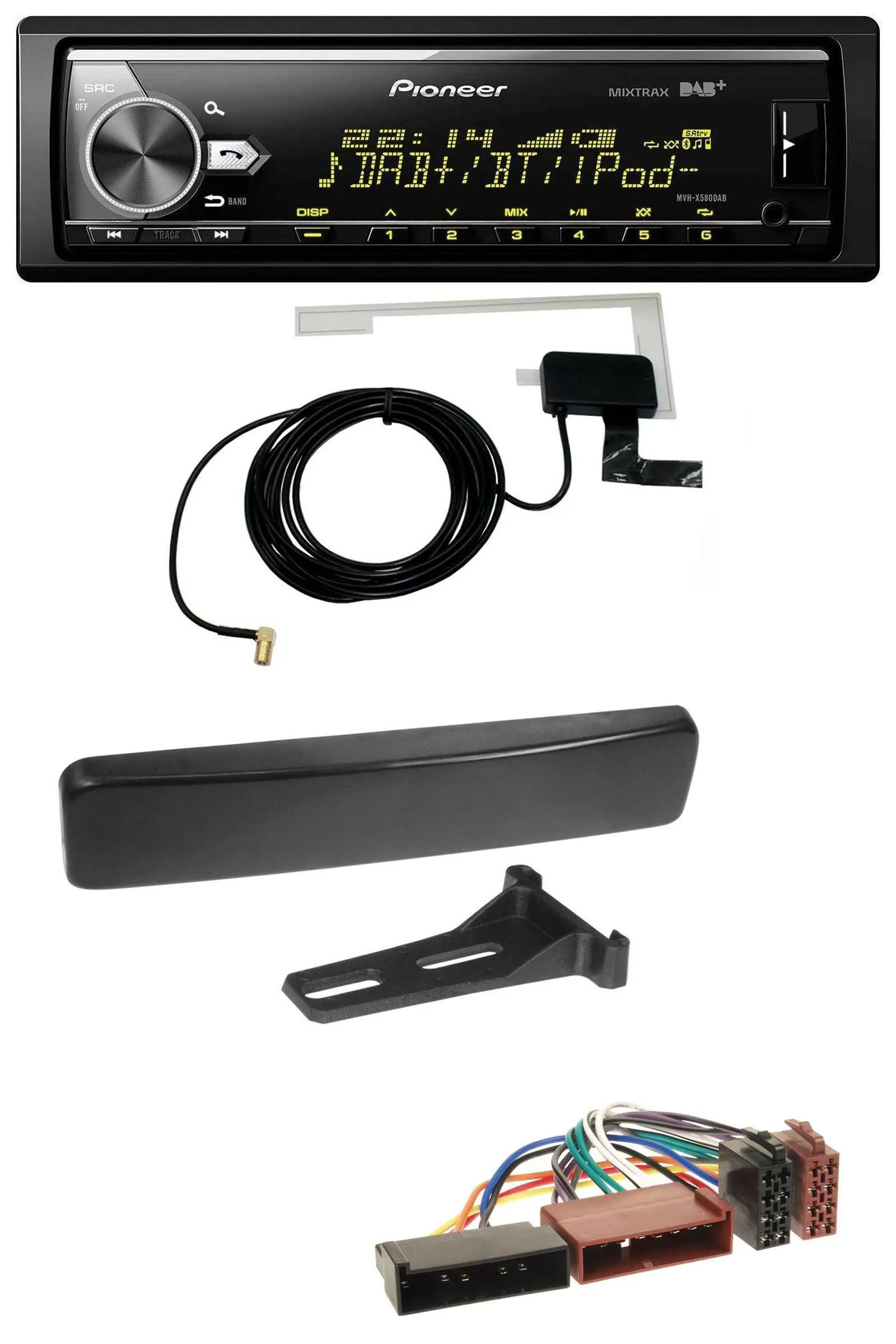 Автомагнитола Pioneer Bluetooth DAB USB MP3 для Ford Puma/Cougar/Fiesta/Focus/Mondeo