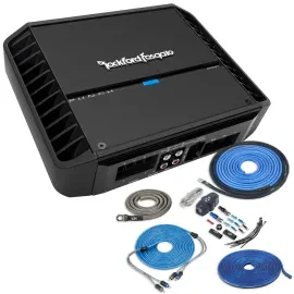 Rockford Fosgate P300X2 2-Channel Class AB Amp + Install Kit