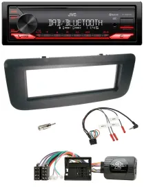 JVC Bluetooth USB DAB Lenkrad Autoradio für Skoda Fabia 07-14 Praktik Roomster s