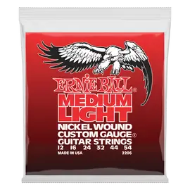 Струны для электрогитары Ernie Ball 2206 Nickel Wound Medium Light 12-54