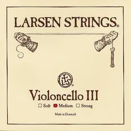 Одиночная струна для виолончели Larsen Strings Original Cello G String 4/4 Size Medium Tungsten Ball End