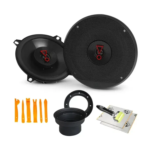 JBL Stage3 527 60W 5.25” 2-Way Coaxial Car Speakers w/ NVX Install Kit