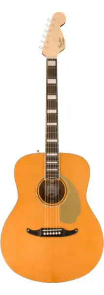 Fender Palomino Vintage Auditorium All Solid Acoustic Electric Guitar, w/Case