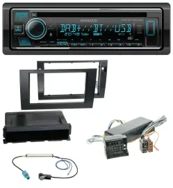 Автомагнитола Kenwood MP3, Bluetooth, DAB, USB, CD для Audi A4 B5 (1999–2001) Symphony/Bose