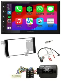 Kenwood Lenkrad USB DAB 2DIN Bluetooth Autoradio für Subaru ForesterSJ Impreza X