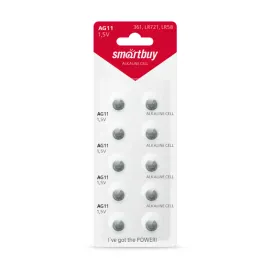 SmartBuy AG11-10B Батарейка часовая 10 шт