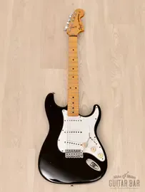 Электрогитара Squier by Fender Stratocaster CST-30 Black Japan 1986 w/ Scalloped Neck