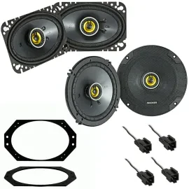 1997-2006 Jeep Wrangler TJ Kicker Complete Speaker Replacement Package