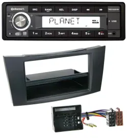Автомагнитола для Mercedes CLS/E-Class W211 Continental 1-DIN USB AUX DAB MP3