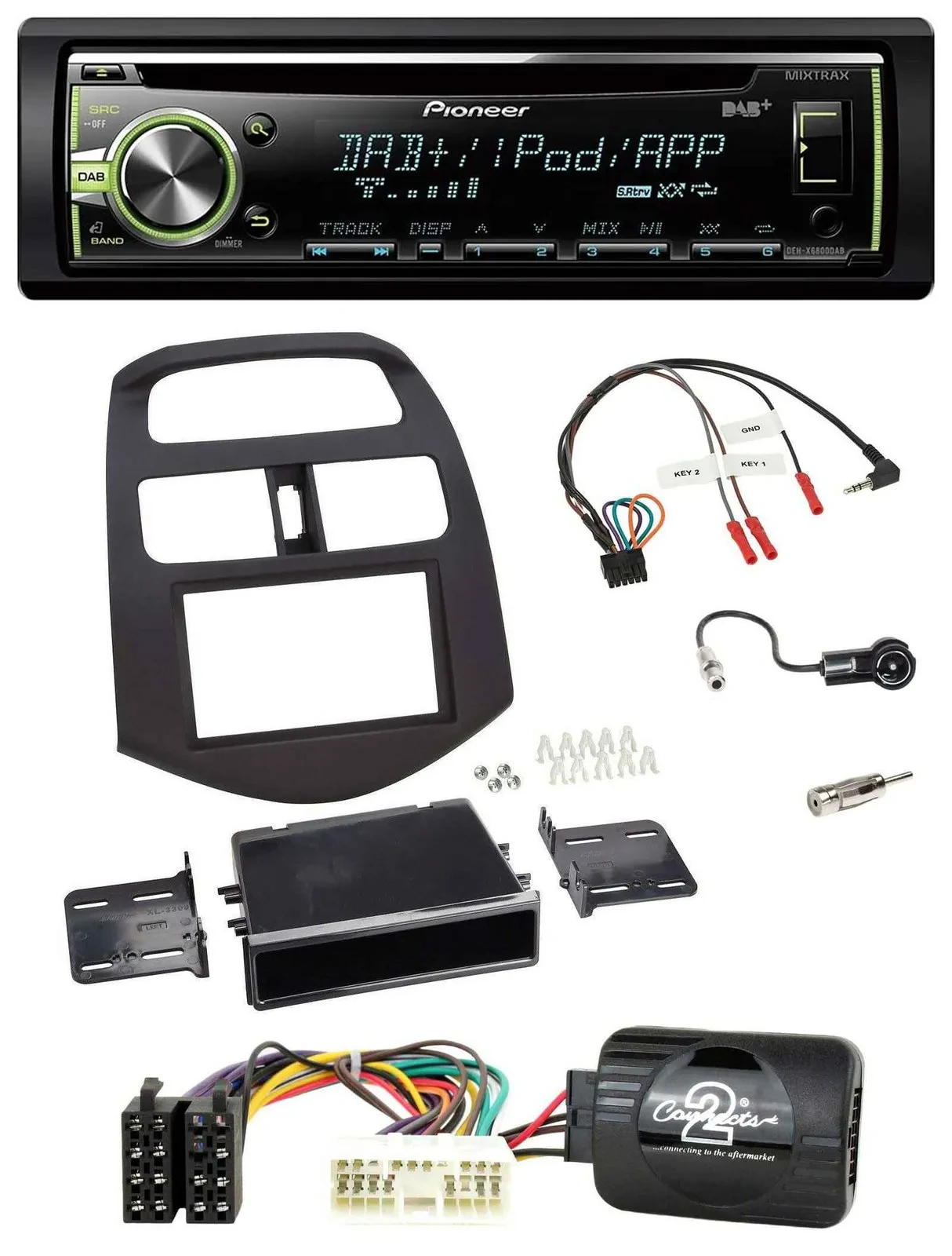 Автомагнитола для Chevrolet Spark (2012–2013) Pioneer CD, DAB, USB, MP3