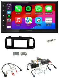 Kenwood Lenkrad USB DAB 2DIN Bluetooth Autoradio für Citroen Jumpy Spacetourer P