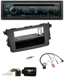 Kenwood Bluetooth DAB CD Lenkrad USB Autoradio für Suzuki Celerio LF ab 2014