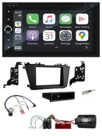 Blaupunkt USB DAB Bluetooth 2DIN TMC Lenkrad Navigation für Mazda 5 2010-2015