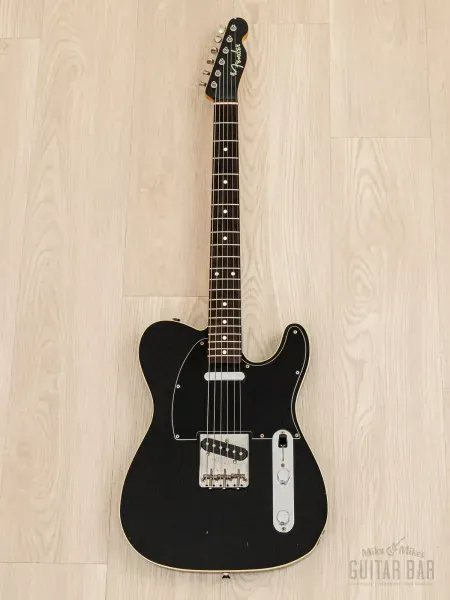 Электрогитара Fender Telecaster Custom 1962 Vintage Reissue TL62B-MBK SS Black w/gigbag Japan 2004