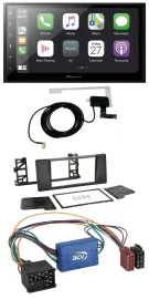 Pioneer USB MP3 2DIN Bluetooth DAB Autoradio für BMW X5 E53 5er E39 Rundpin Akti