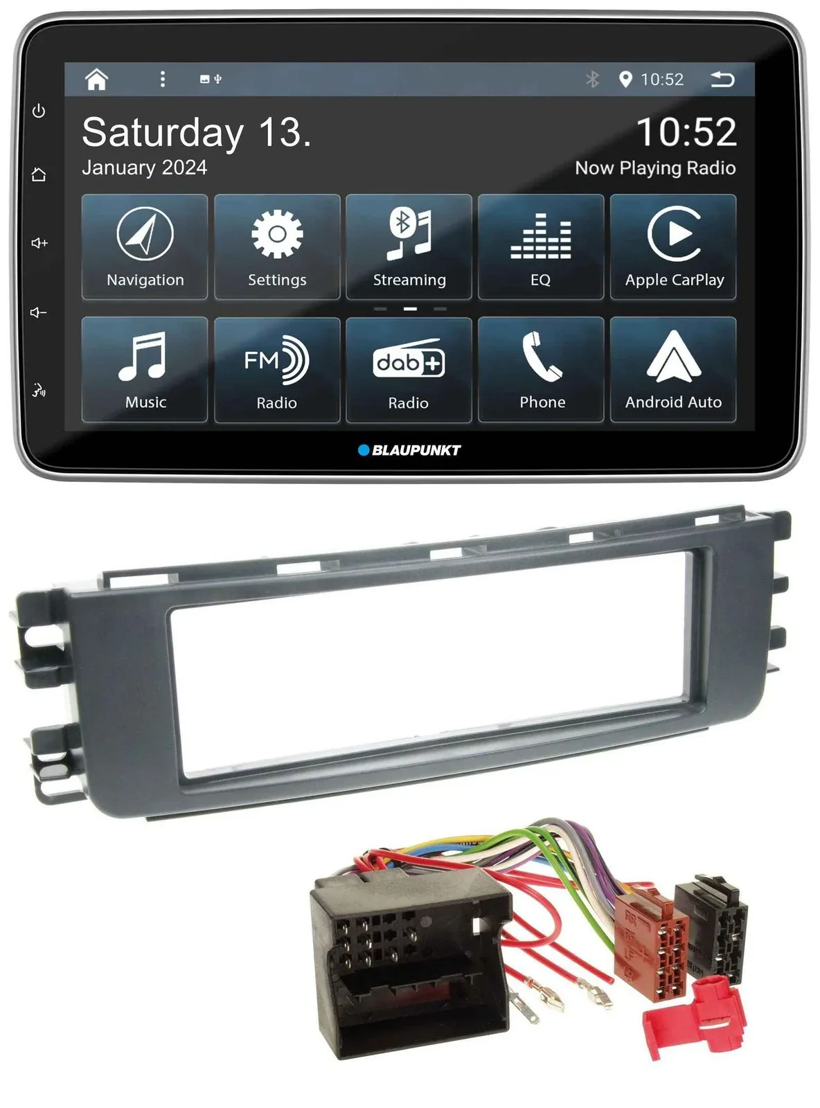Автомагнитола Blaupunkt USB, DAB, SD, MP3, Bluetooth для Smart ForFour (454, 2004–2006)