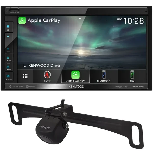 Kenwood DNR476S 6.8" Touchscreen Receiver with 128° Backup Camera