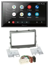 Pioneer USB 2DIN DAB MP3 Bluetooth Autoradio für SSangYong Rodius ab 2013