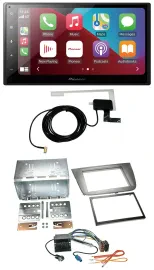 Pioneer USB Bluetooth DAB MP3 2DIN Autoradio für Seat Altea Altea XL Toledo anth