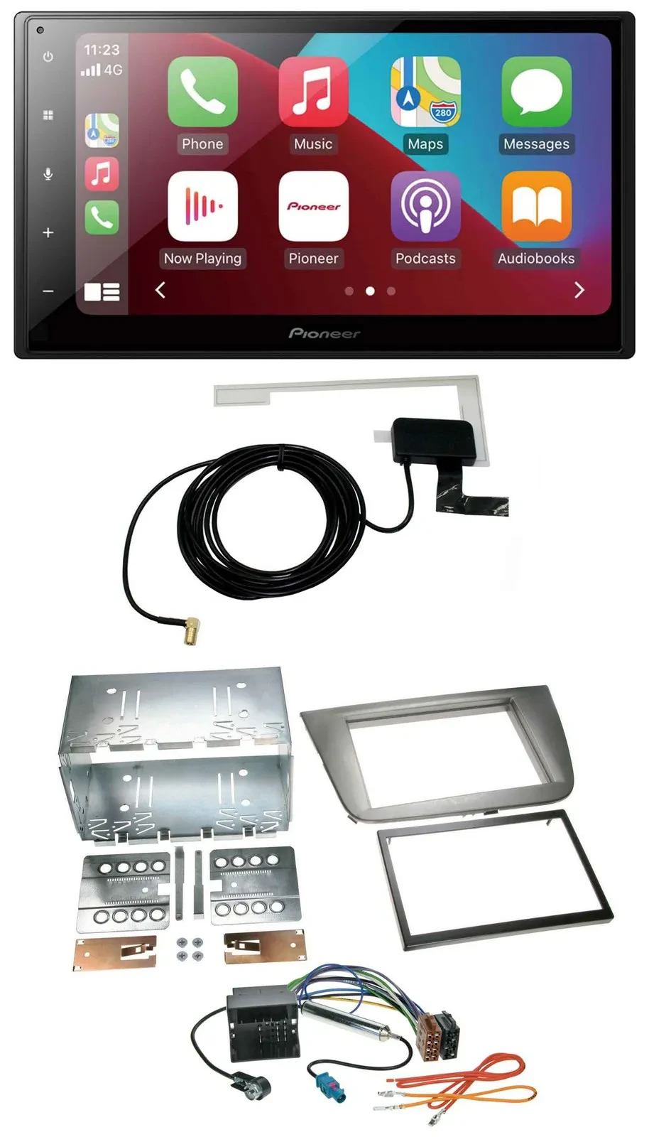 Pioneer USB Bluetooth DAB MP3 2DIN Autoradio für Seat Altea Altea XL Toledo anth