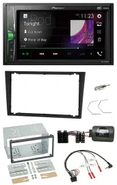 Pioneer 2DIN Lenkrad DAB USB Bluetooth Autoradio für Opel Corsa C Vectra C charc