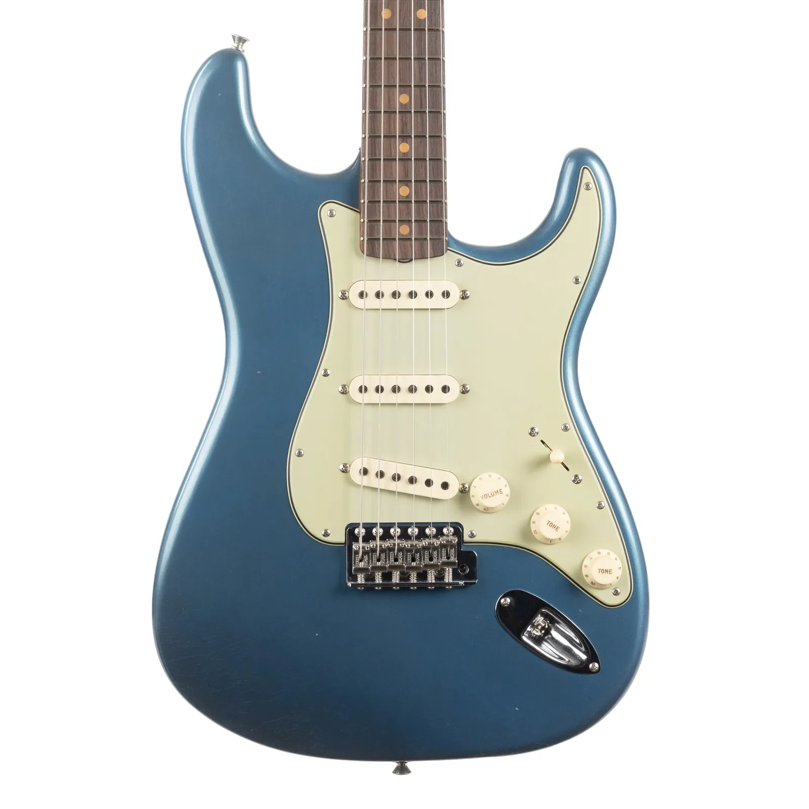 Электрогитара Fender Custom Shop 1963 Stratocaster Journeyman Relic Aged Lake Placid Blue