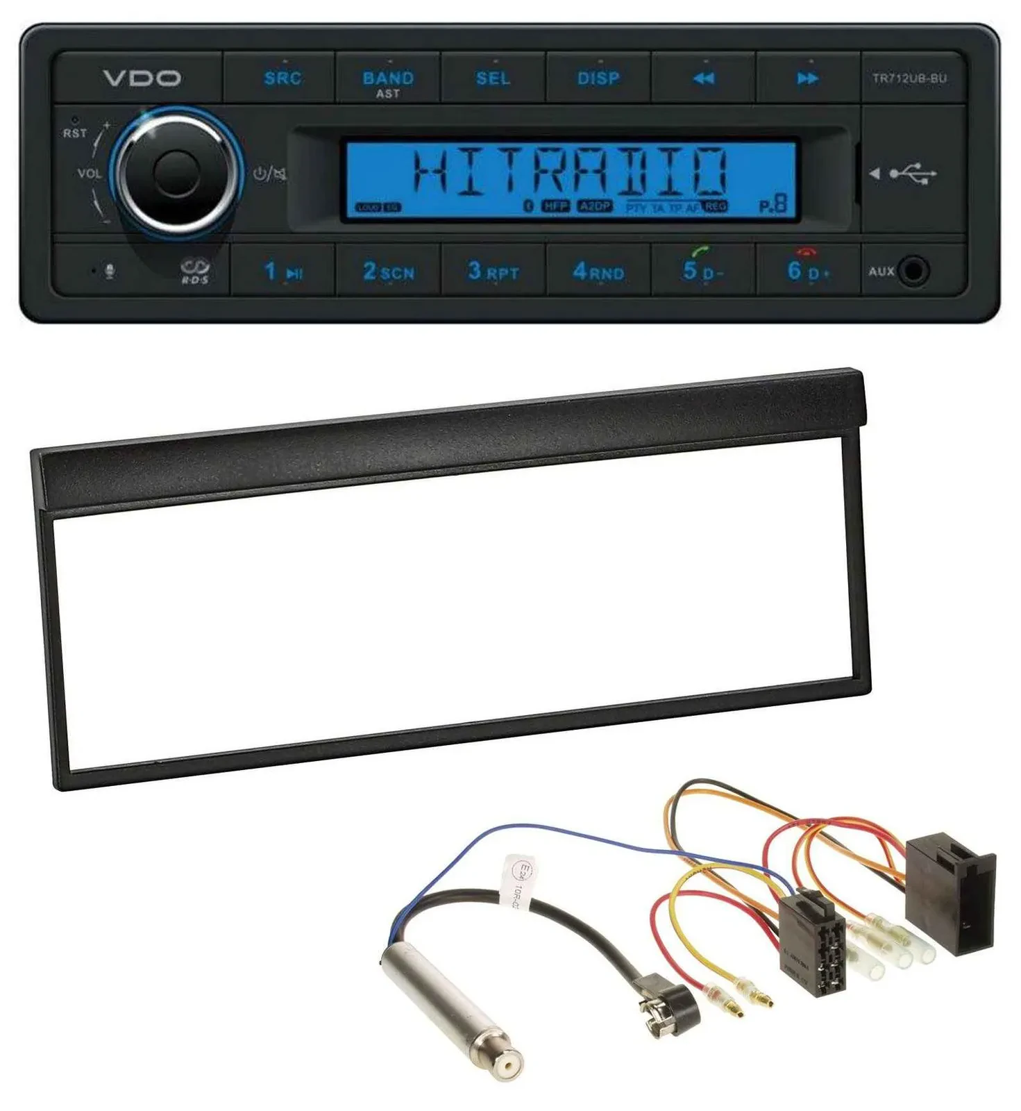 VDO Bluetooth AUX USB MP3 Autoradio für Skoda Fabia (bis 2003)