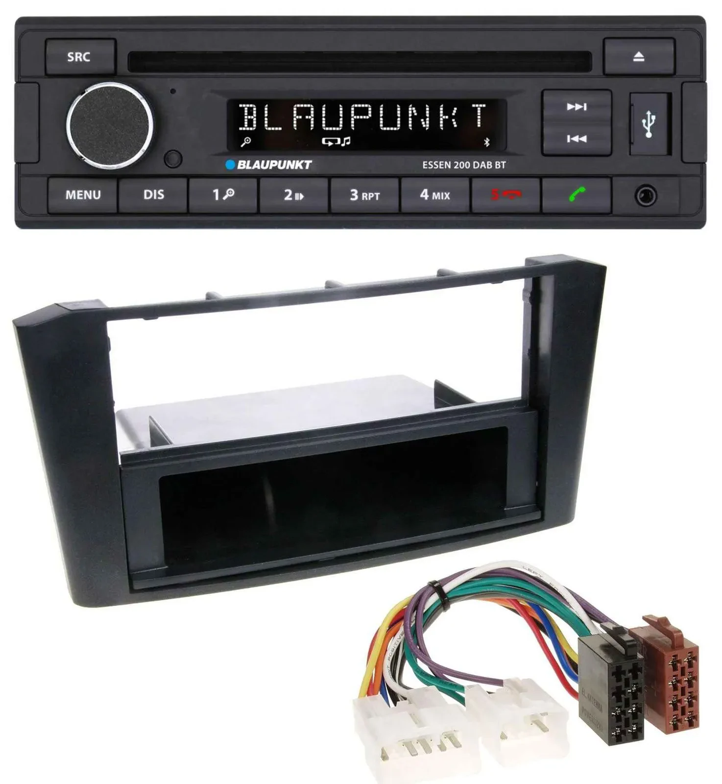 Blaupunkt USB MP3 Bluetooth DAB CD Autoradio für Toyota Avensis T25 (2003-2009)