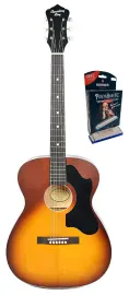 Recording King ROS-9-TS 000 Size Acoustic Guitar, Hohner Pentaharp Bundle