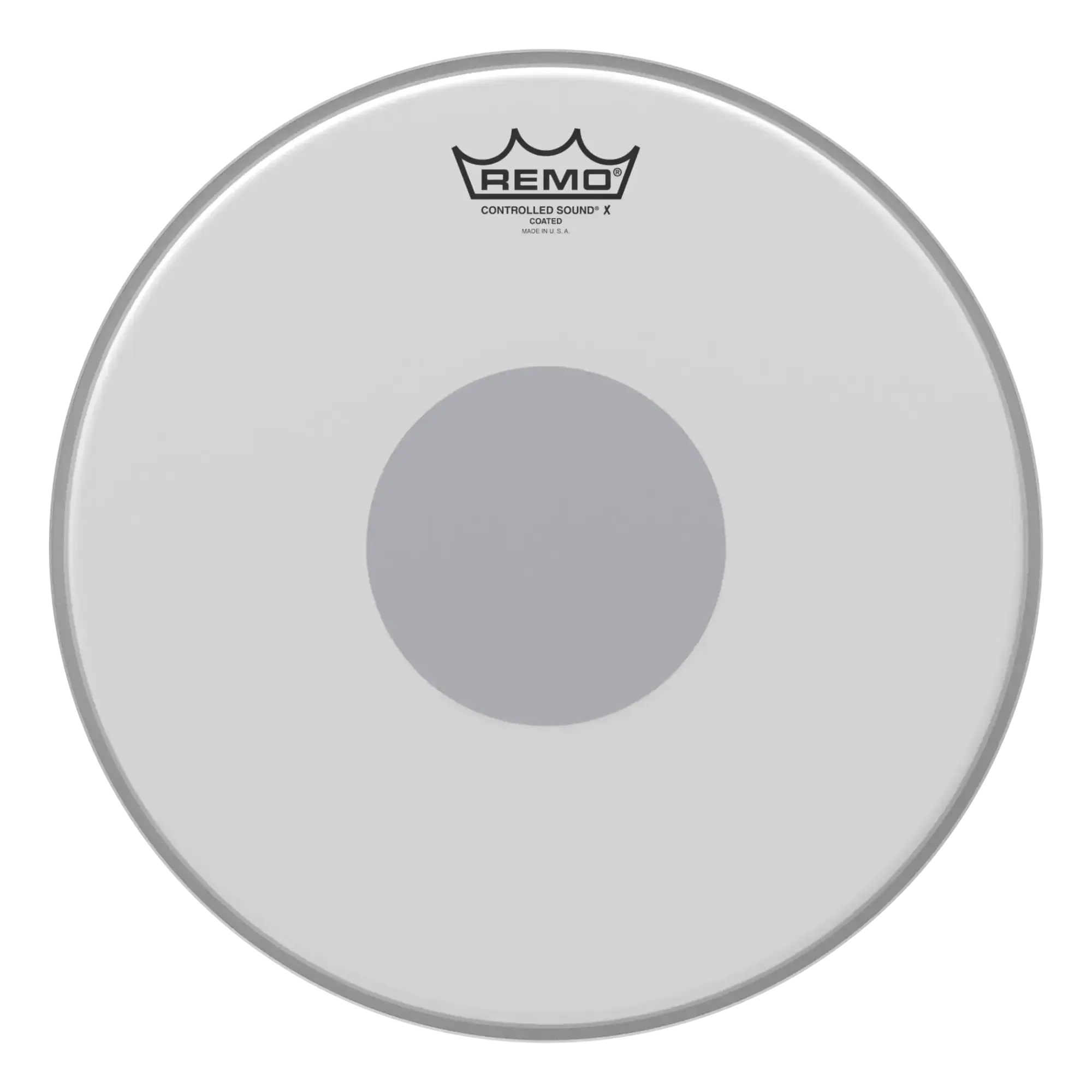 Пластик для барабана Remo 13" Controlled Sound X Coated Black Dot