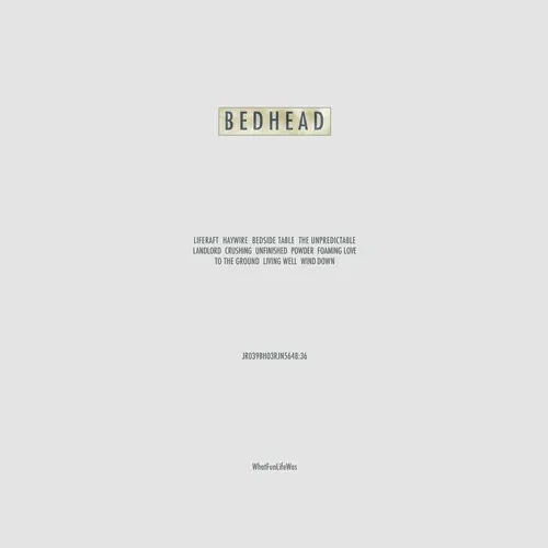 Виниловая пластинка Bedhead – WhatFunLifeWas (Релиз 2014)