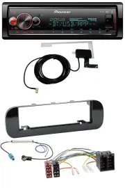 Автомагнитола для Fiat Panda (с 2012) Pioneer Bluetooth, DAB, USB, MP3, глянцевая