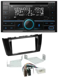 Kenwood CD 2DIN DAB USB MP3 Bluetooth Autoradio für Mitsubishi Mirage SpaceStar