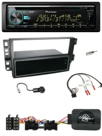 Автомагнитола для Chevrolet Aveo/Captiva Pioneer DAB, CD, USB, Bluetooth, поддержка управления на руле