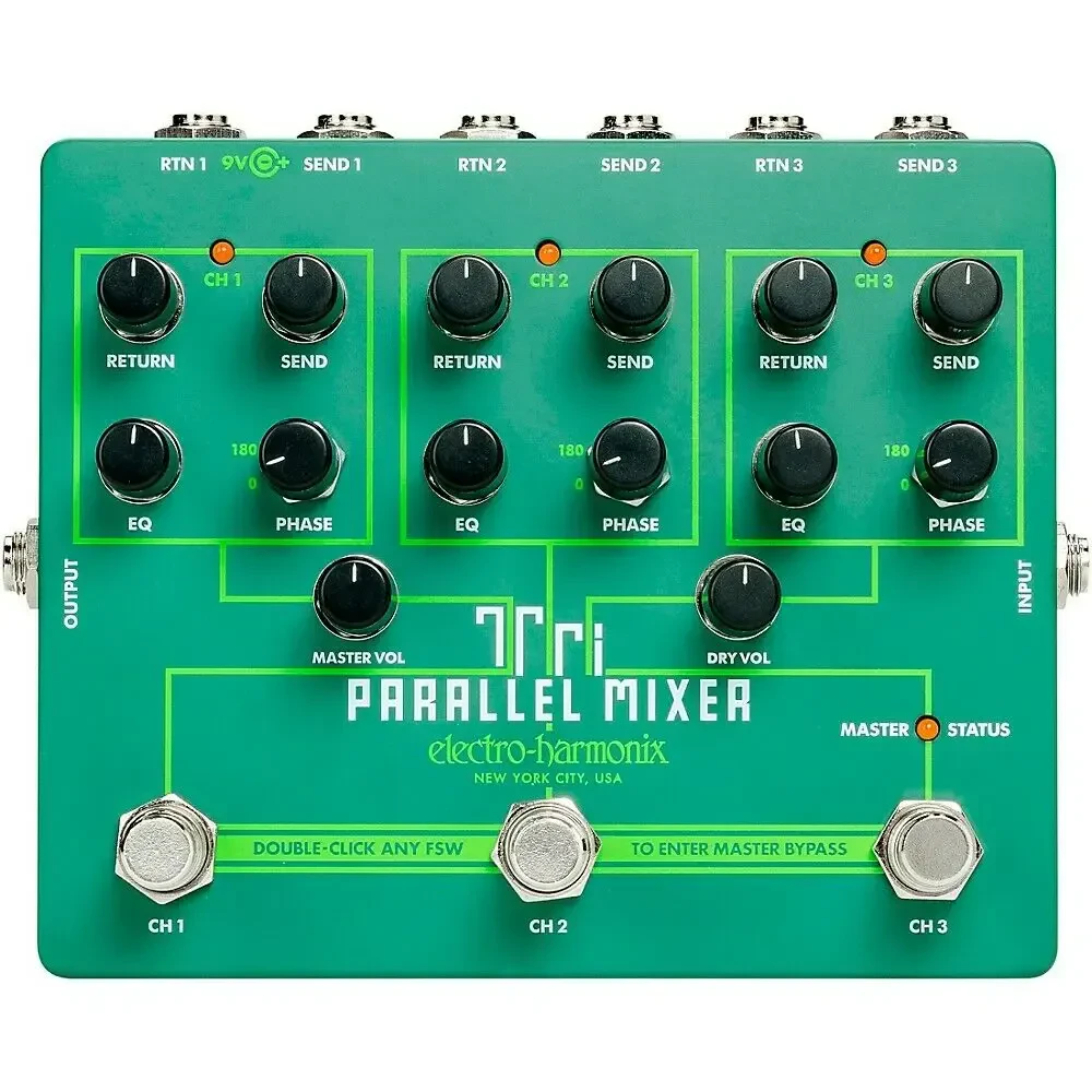 Педаль эффектов для электрогитары Electro-Harmonix Tri Parallel Mixer