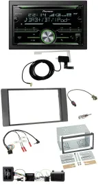 Pioneer CD USB Lenkrad Bluetooth 2DIN DAB Autoradio für Ford Kuga 08-12 anthrazi