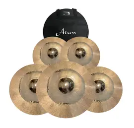 Набор тарелок для барабанов AISEN B20 Hybrid Cymbal Pack с чехлом