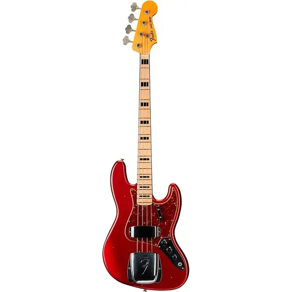 Бас-гитара Fender Custom Shop '68 Jazz Bass Journeyman Relic Aged Candy Apple Red