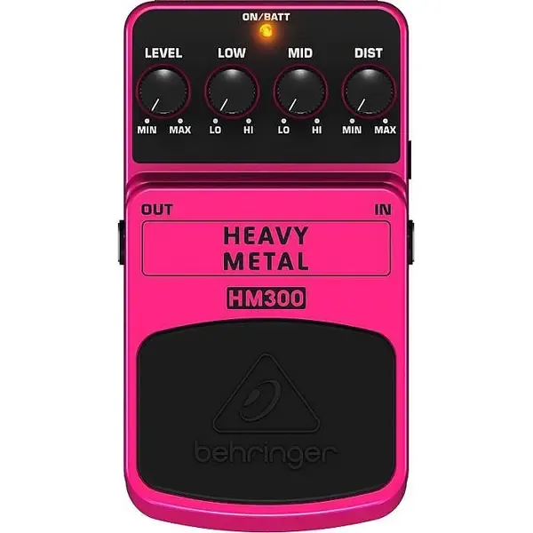 Педаль эффектов для электрогитары Behringer HM300 Heavy Metal