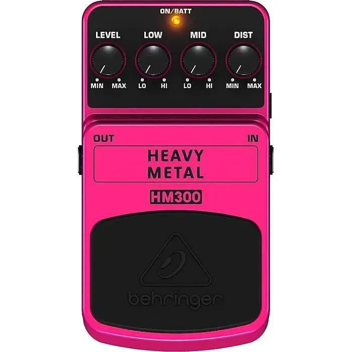 Педаль эффектов для электрогитары Behringer HM300 Heavy Metal