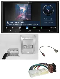 Kenwood Bluetooth 2DIN USB DAB MP3 Autoradio für Dacia Sandero Logan Duster ab 1