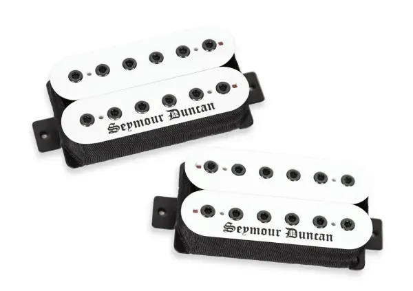 Комплект звукоснимателей для электрогитары Seymour Duncan Black Winter Blackened White