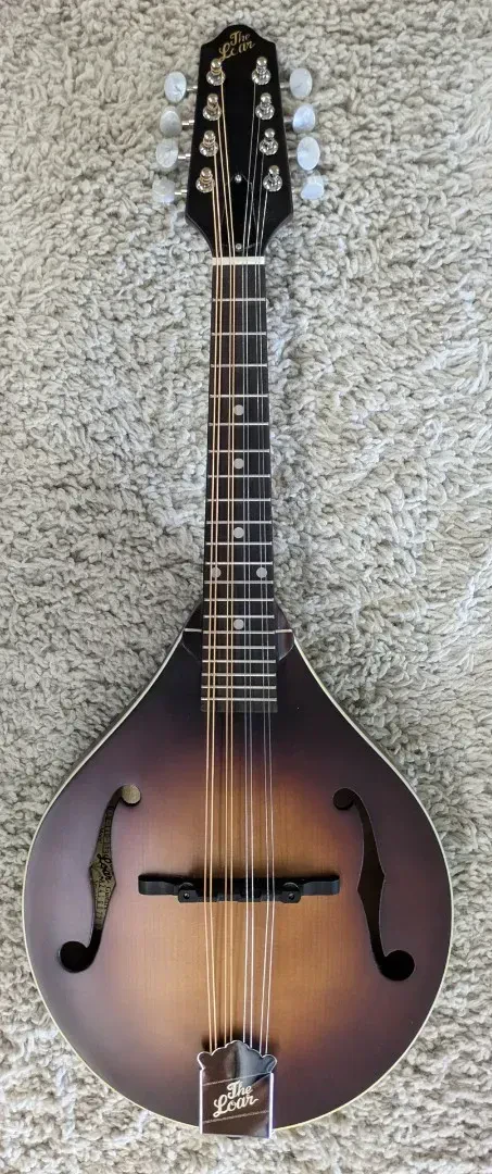 The Loar Model LM-110-BRB Honey Creek Hand-Carved A-Style Mandolin in Brownburst