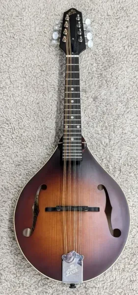 The Loar Model LM-110-BRB Honey Creek Hand-Carved A-Style Mandolin in Brownburst