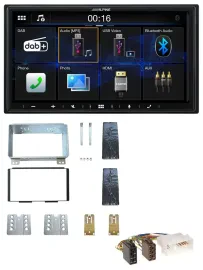 Автомагнитола для Kia Carnival II VQ (2006–2011) Alpine 2DIN Bluetooth DAB USB MP3