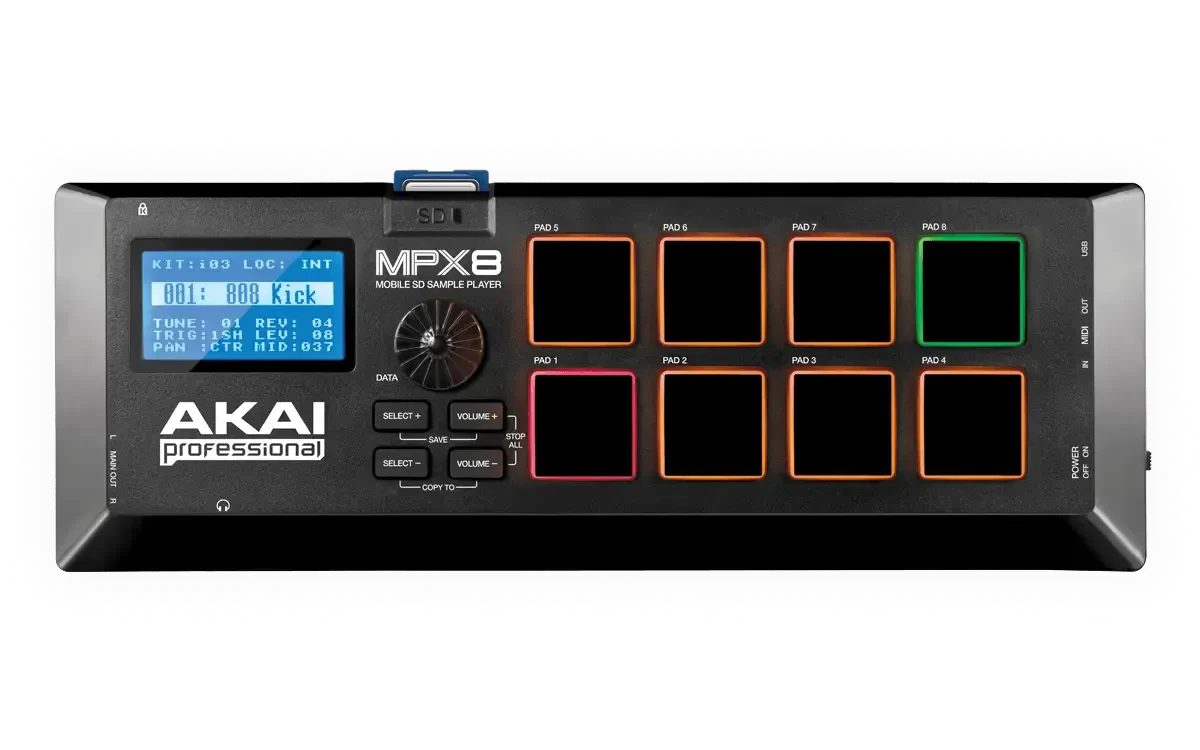 Сэмпл-плеер с пэдами Akai Pro MPX8