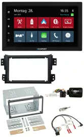 Blaupunkt Lenkrad Bluetooth DAB 2DIN USB Autoradio für Opel Agila B Suzuki Splas