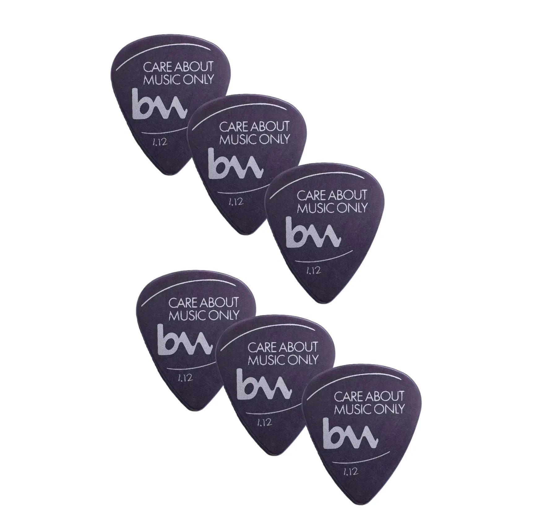 Медиаторы bagandmusic AKSS17 Delrin Purple 1.12 (6 штук)