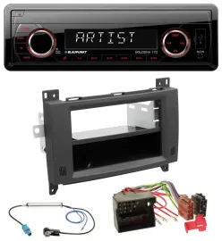 Blaupunkt SD USB 1DIN MP3 AUX Autoradio für Mercedes Vito Viano 06-14 Rubbertouc